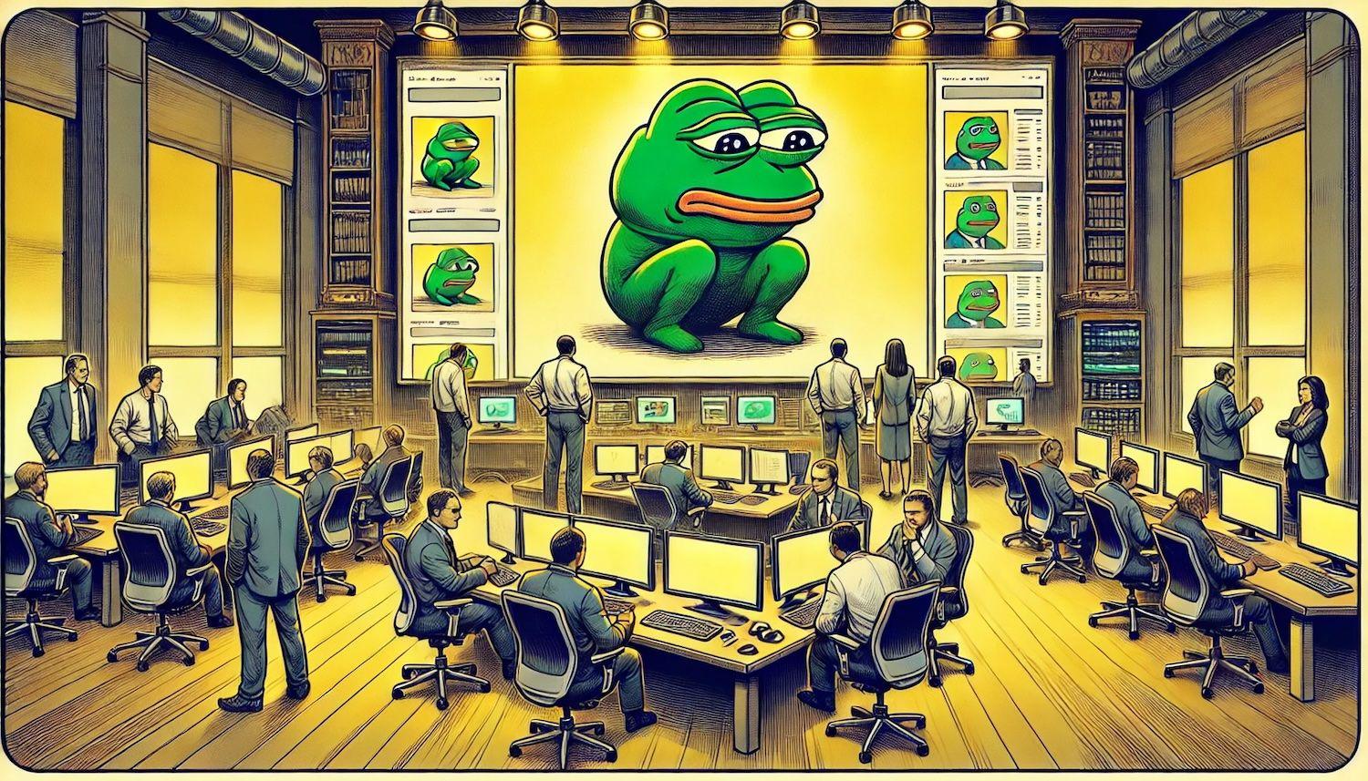 Meme Coin Mayhem: PEPE Falls as New Challenger Emerges