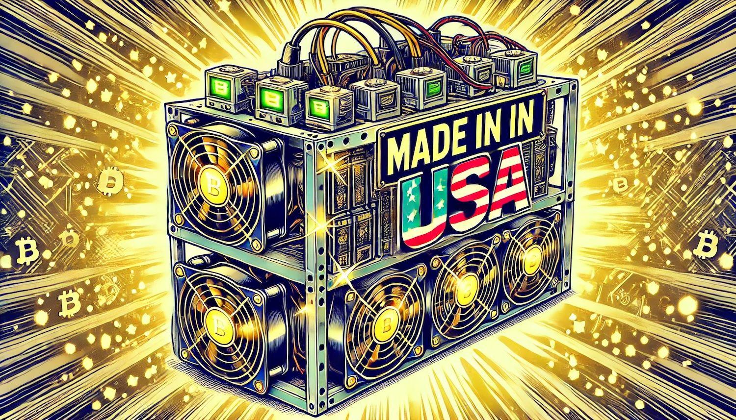 Marathon Digital Honors Trump and Stamps 'Made in USA' on Bitcoin Blocks Mined