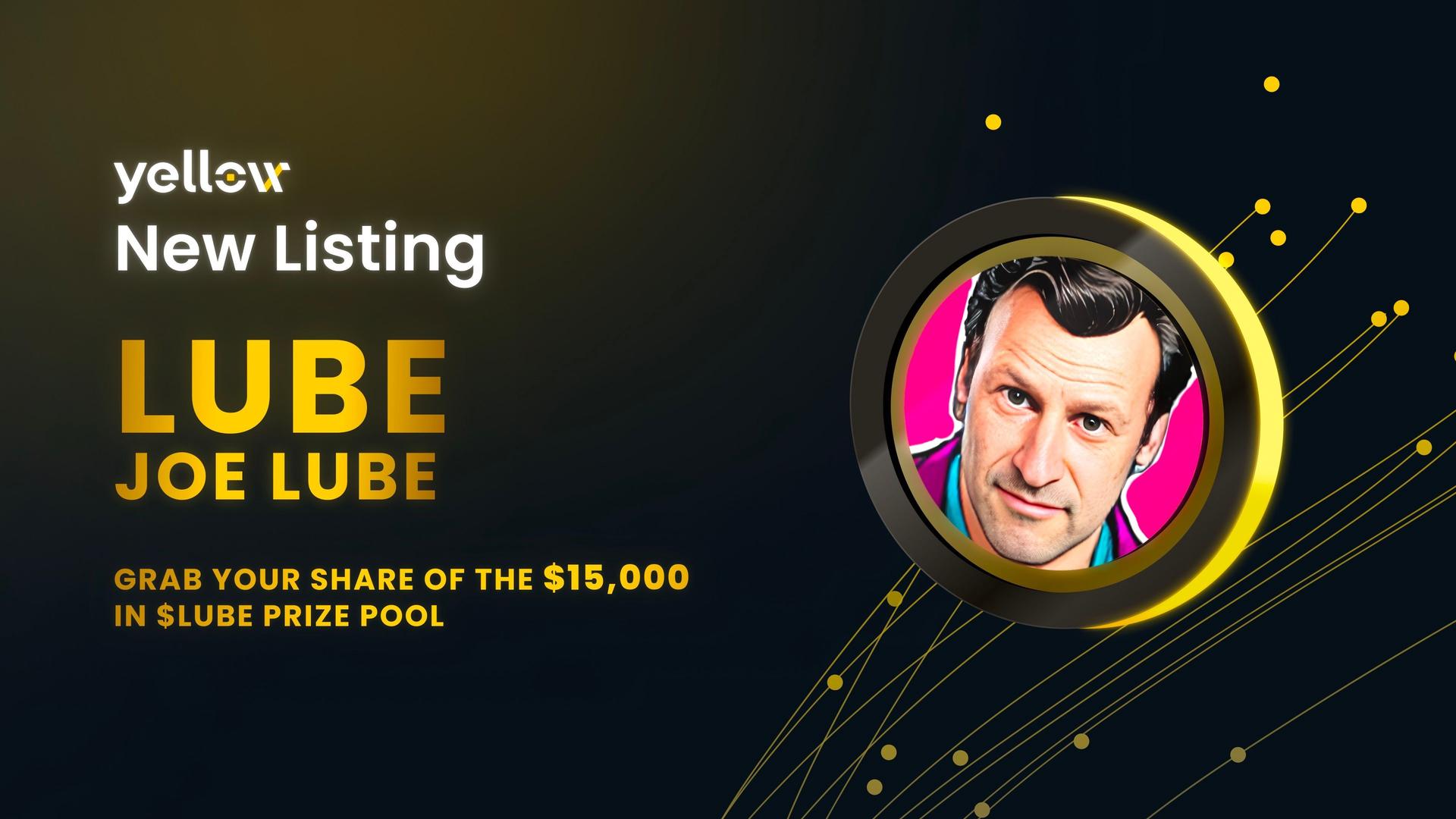 LUBE is listed on Yellow Network